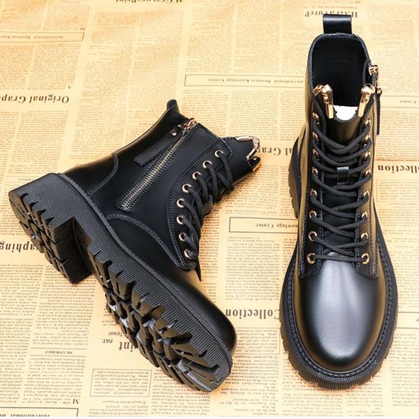boots ribetrini brand fashion platform chunky lace up zipper motorcycle women trendy casual ladies shoes, Black
boots ribetrini brand fashion platform chunky lace up zipper motorcycle women trendy casual ladies shoes, Black
