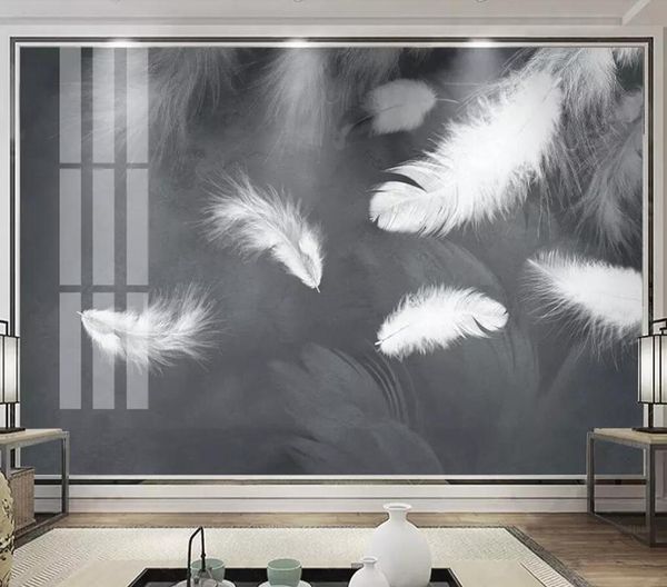wallpapers xue su custom large 3d wallpaper mural modern minimalist white feather living room background wall decoration
wallpapers xue su custom large 3d wallpaper mural modern minimalist white feather living room background wall decoration