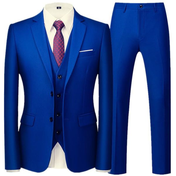 men's suits & blazers fashion men business casual effects color 3 stuck suits/male two buttons jacker jas broek vest, White;black
men's suits & blazers fashion men business casual effects color 3 stuck suits/male two buttons jacker jas broek vest, White;black