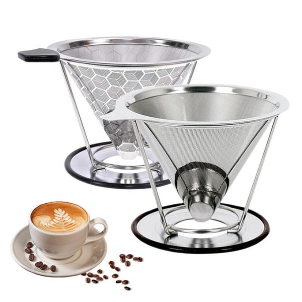 coffee filters 1pc double layer stainless steel filter holder mesh basket reusable funnel espresso dripper
coffee filters 1pc double layer stainless steel filter holder mesh basket reusable funnel espresso dripper