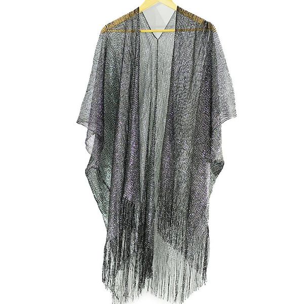 women's swimwear 2021 tassel gold bathing suit cover ups for women see-through beach skirt shawl sunscreen, White;black
women's swimwear 2021 tassel gold bathing suit cover ups for women see-through beach skirt shawl sunscreen, White;black