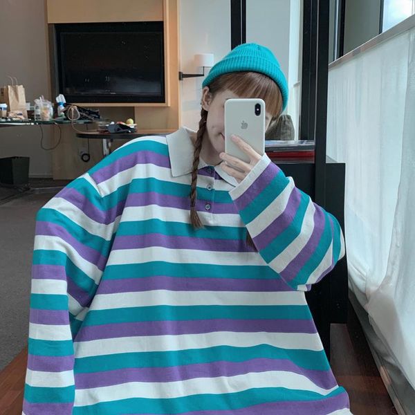 autumn women's hoodies korean ins casual loose retro bf striped collar harajuku long sleeve sweatshirts for female &, Black
autumn women's hoodies korean ins casual loose retro bf striped collar harajuku long sleeve sweatshirts for female &, Black