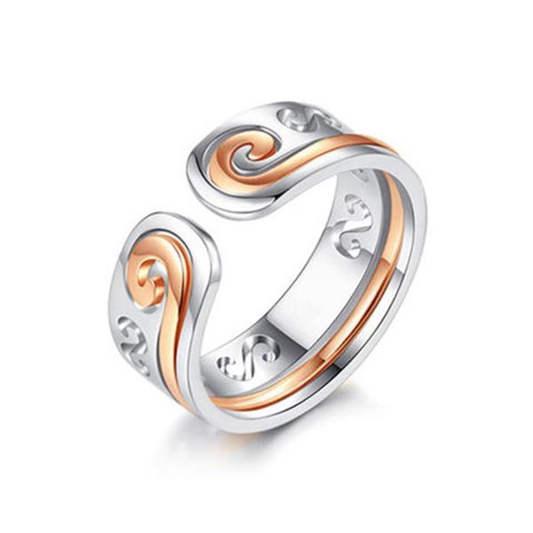 wedding rings tightening curse two-in-one combination open adjustable couple titanium steel ring tanabata valentine's day gift, Slivery;golden
wedding rings tightening curse two-in-one combination open adjustable couple titanium steel ring tanabata valentine's day gift, Slivery;golden