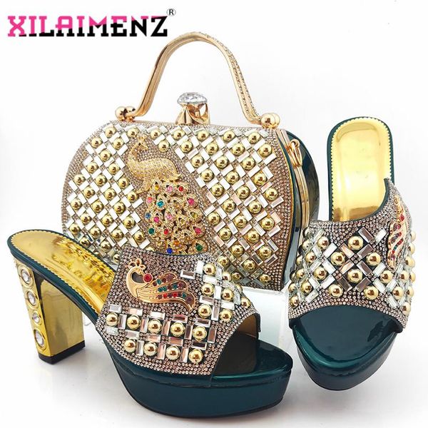 dress shoes dark green fashion 2021 selling woman and matching bag set african style pumps for party wedding, Black
dress shoes dark green fashion 2021 selling woman and matching bag set african style pumps for party wedding, Black