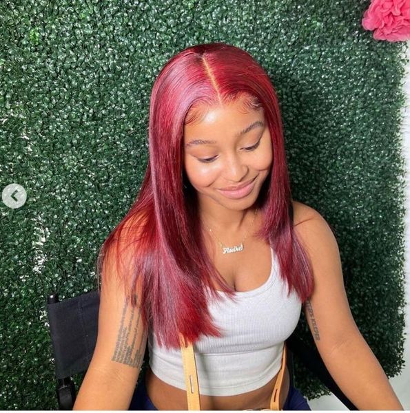 lace wigs slove rosa 13x6x1 t part #99j color straight human hair for black women brazilian remy pre plucked bleached knots, Black;brown
lace wigs slove rosa 13x6x1 t part #99j color straight human hair for black women brazilian remy pre plucked bleached knots, Black;brown