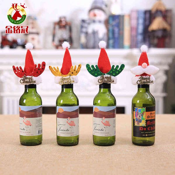 new decorative products christmas red soda champagne bottle protective cover bar table decoration
new decorative products christmas red soda champagne bottle protective cover bar table decoration
