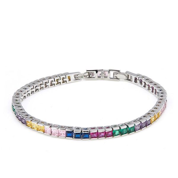 charm bracelets 2021 baguette cubic zirconia bracelet for women men luxury jewelry gold filled rainbow cz tennis gorgeous trendy bangle, Golden;silver
charm bracelets 2021 baguette cubic zirconia bracelet for women men luxury jewelry gold filled rainbow cz tennis gorgeous trendy bangle, Golden;silver