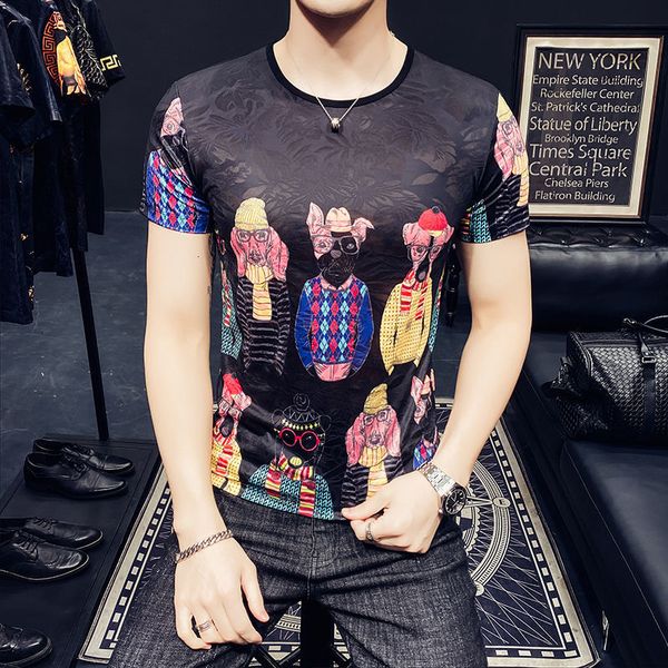 men's polos fashion social club outfits summer short-sleeved print tee homme luxury t shirt streetwear casual men short t-shirt j8oo, White;black
men's polos fashion social club outfits summer short-sleeved print tee homme luxury t shirt streetwear casual men short t-shirt j8oo, White;black