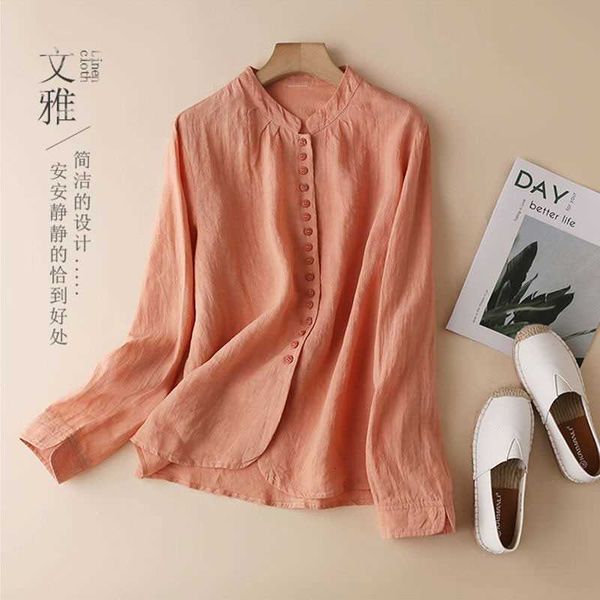 women's blouses & shirts spring arts style women long sleeve loose white single-breasted cotton linen casual blouse femme 6smp
women's blouses & shirts spring arts style women long sleeve loose white single-breasted cotton linen casual blouse femme 6smp