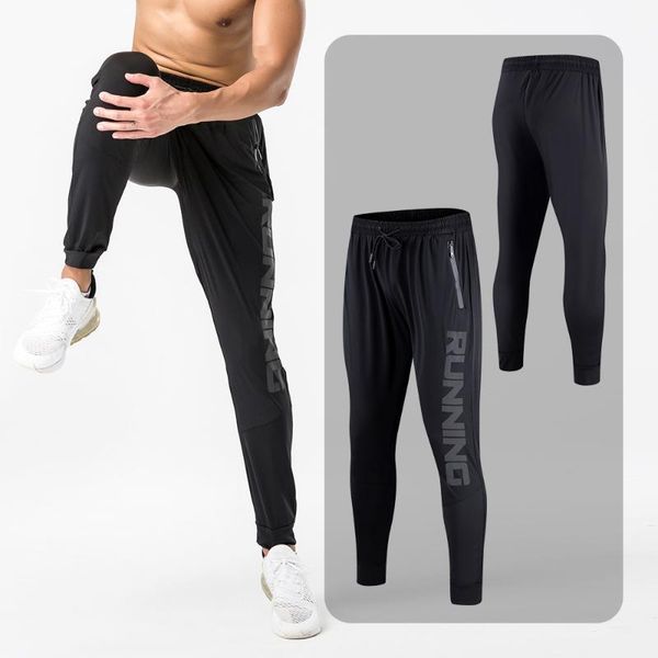 running pants autumn men training ice silk leisure male jogging sports gym breathable fitness sweatpants zipper pocket, Black;blue
running pants autumn men training ice silk leisure male jogging sports gym breathable fitness sweatpants zipper pocket, Black;blue