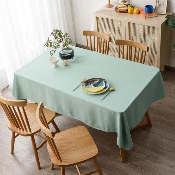 table cloth cross border el pure color small fresh linen simple rectangular custom dustproof factory direct sales
table cloth cross border el pure color small fresh linen simple rectangular custom dustproof factory direct sales