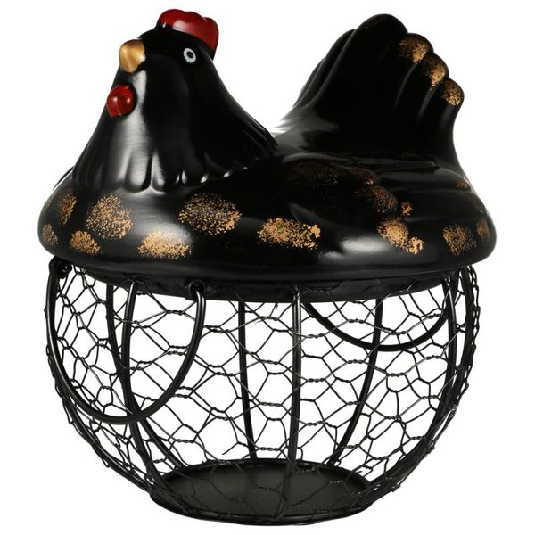1pc chicken design ceramic egg storage basket iron hold home deskadornment baskets
1pc chicken design ceramic egg storage basket iron hold home deskadornment baskets