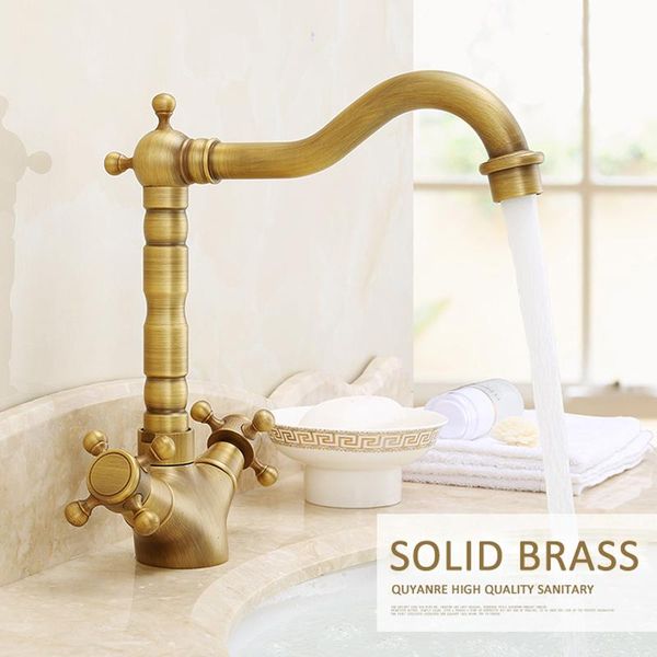 bathroom sink faucets vidric antique brass basin faucet dual cross handles cold water mixer tap 360 rotaiton shower
bathroom sink faucets vidric antique brass basin faucet dual cross handles cold water mixer tap 360 rotaiton shower