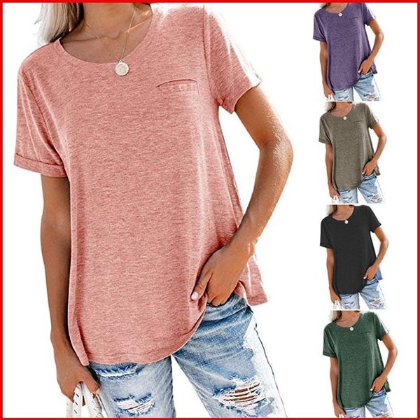 women's t-shirt fashion casaul harajuku t shirt women short sleeve o neck pocket loose tees tshirt summer female camisetas mujer pullo, White
women's t-shirt fashion casaul harajuku t shirt women short sleeve o neck pocket loose tees tshirt summer female camisetas mujer pullo, White