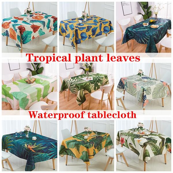 table cloth tropical banana leaf wedding decoration waterproof tapete tablecloth on the nappe de linen decorative cover
table cloth tropical banana leaf wedding decoration waterproof tapete tablecloth on the nappe de linen decorative cover