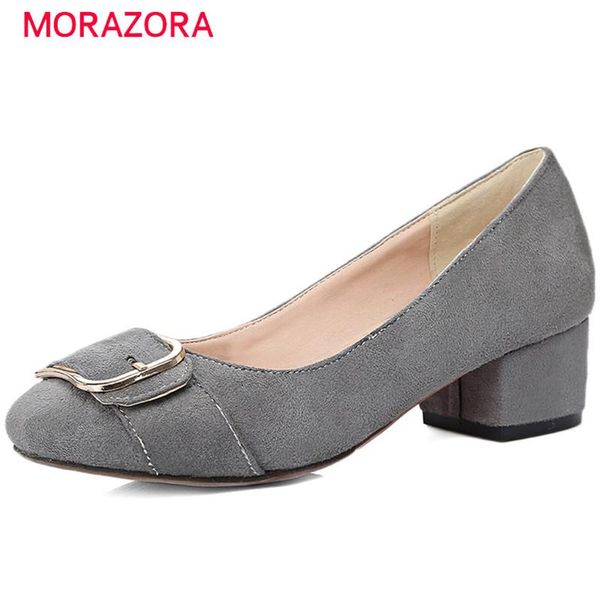 dress shoes morazora office lady women pumps pu nubuck leather high heels large size 32-48 work shallow solid elegant, Black
dress shoes morazora office lady women pumps pu nubuck leather high heels large size 32-48 work shallow solid elegant, Black