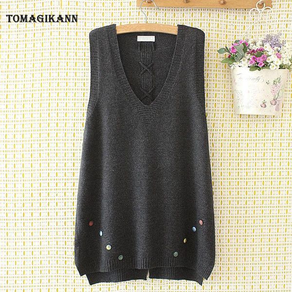 women's vests sweater sleeveless women vest colorful buttons cross tieback waistcoat for girls 2xl-4xl, Black;white
women's vests sweater sleeveless women vest colorful buttons cross tieback waistcoat for girls 2xl-4xl, Black;white