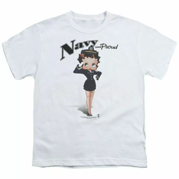 Betty Boop Navy Boop Kids Youth T Shirt Licensed Classic Cartoon Tee White, White;black
Betty Boop Navy Boop Kids Youth T Shirt Licensed Classic Cartoon Tee White, White;black