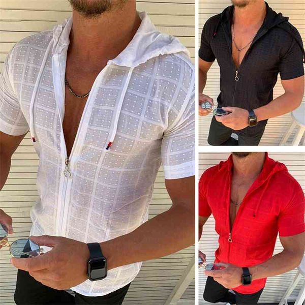 70% off outlet online men hooded grid t-shirt shirt summer casual zipper short sleeve formal dress s hawaii vacation jogging, White;black
70% off outlet online men hooded grid t-shirt shirt summer casual zipper short sleeve formal dress s hawaii vacation jogging, White;black