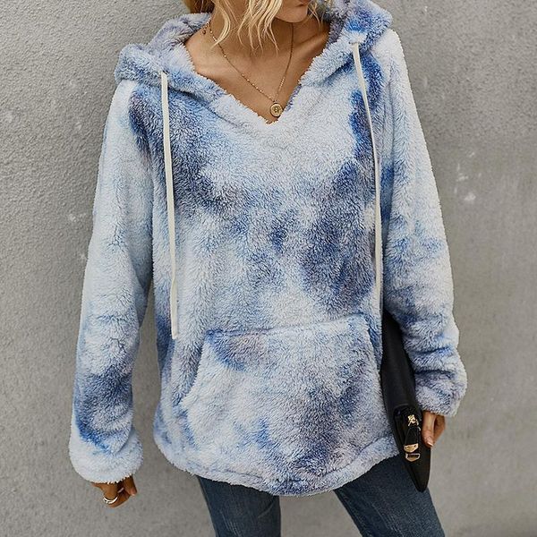 women's hoodies & sweatshirts fashion tie-dye thickened 2021 autumn winter women hooded sweatshirt oversize warm casual loose plush pul, Black
women's hoodies & sweatshirts fashion tie-dye thickened 2021 autumn winter women hooded sweatshirt oversize warm casual loose plush pul, Black
