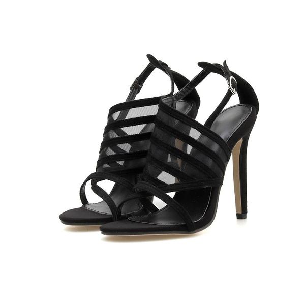 women shoes sandals thin heel high heels 11.5cm breathable open toe bridal pumps car models zapatos de mu, Black
women shoes sandals thin heel high heels 11.5cm breathable open toe bridal pumps car models zapatos de mu, Black