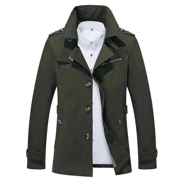 men's trench coats cotton casual men coat 2021 spring autumn fashion long windbreaker solid jacket male single breasted 4xl 5xl, Tan;black
men's trench coats cotton casual men coat 2021 spring autumn fashion long windbreaker solid jacket male single breasted 4xl 5xl, Tan;black