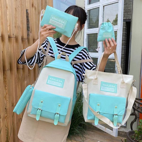 school bags classical backpack trend women teenager girl simple college student schoolbag canvas female rucksack
school bags classical backpack trend women teenager girl simple college student schoolbag canvas female rucksack