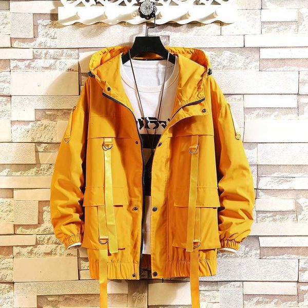 men's jackets streetwear casual coat windbreaker hooded s bomber solid ribbons pockets hip hop outwear for hi1p, Black;brown
men's jackets streetwear casual coat windbreaker hooded s bomber solid ribbons pockets hip hop outwear for hi1p, Black;brown