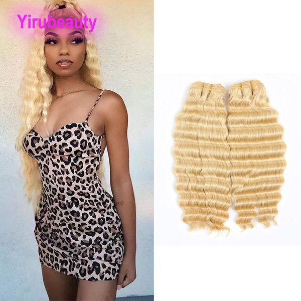 brazilian human hair deep wave curly 613# blonde color 2 pieces 95-100g/piece double wefts two bundles, Black
brazilian human hair deep wave curly 613# blonde color 2 pieces 95-100g/piece double wefts two bundles, Black