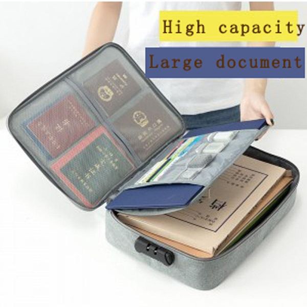 cationic multi-function document storage bag multi-layer large-capacity archive ticket file account passport sorting card holders, Brown;gray
cationic multi-function document storage bag multi-layer large-capacity archive ticket file account passport sorting card holders, Brown;gray