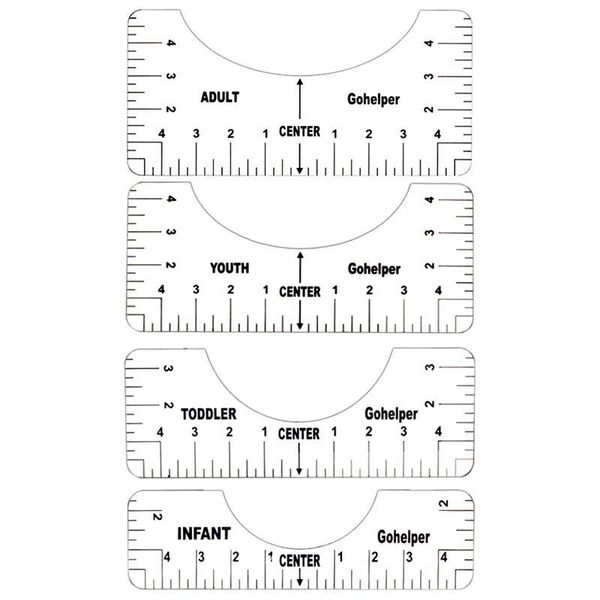 4pcs t-shirt alignment ruler art with guide tool for fashion design sewing notions & tools, Black
4pcs t-shirt alignment ruler art with guide tool for fashion design sewing notions & tools, Black