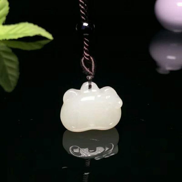 lockets h5#exquisite hetian jade panda pendant symbolizes auspicious peace symbol of, Silver
lockets h5#exquisite hetian jade panda pendant symbolizes auspicious peace symbol of, Silver