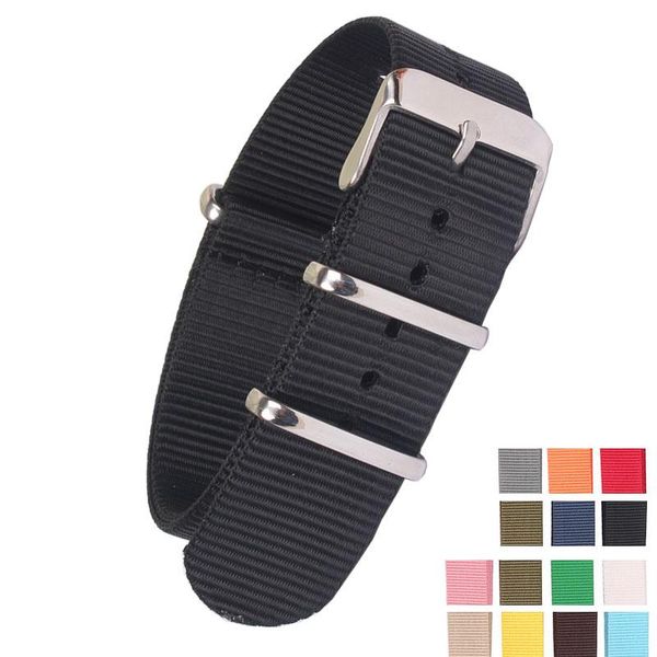 watch bands strong 18mm 20mm 22mm solid color black army watchband nylon nato strap wristwatch band stainless steel buckle fabric, Black;brown
watch bands strong 18mm 20mm 22mm solid color black army watchband nylon nato strap wristwatch band stainless steel buckle fabric, Black;brown