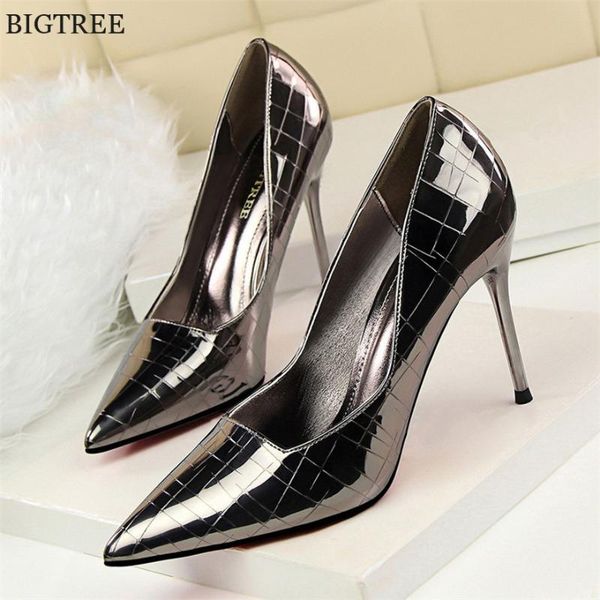 dress shoes 2021 retro stone pattern women pumps fashion patent leather party pointed toe shallow women's high heels 8 colors, Black
dress shoes 2021 retro stone pattern women pumps fashion patent leather party pointed toe shallow women's high heels 8 colors, Black