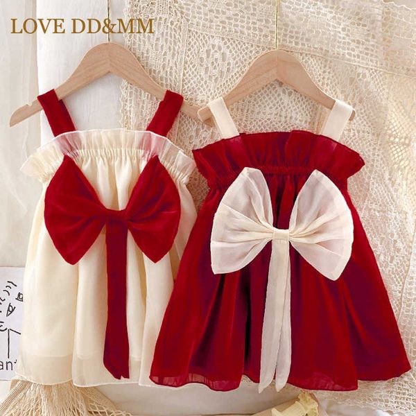 love dd&mm girls princess dresses summer casual bow comfortable sling dress kids sweet costume children party 210715, Red;yellow
love dd&mm girls princess dresses summer casual bow comfortable sling dress kids sweet costume children party 210715, Red;yellow
