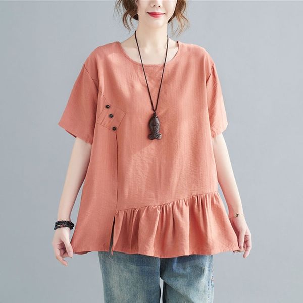 women loose casual cotton t-shirts new arrival summer simple style vintage solid color all-match female tees s3574 210412, White
women loose casual cotton t-shirts new arrival summer simple style vintage solid color all-match female tees s3574 210412, White