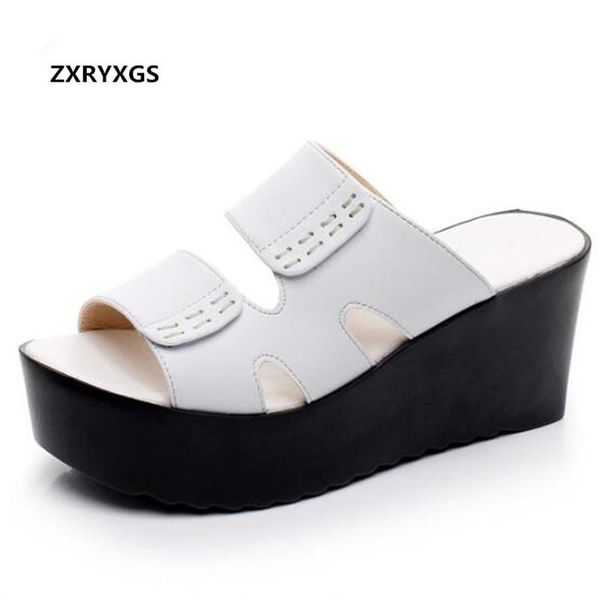 brand non-slip thick bottom wedges sandals women slippers 2021 summer genuine leather shoes woman, Black
brand non-slip thick bottom wedges sandals women slippers 2021 summer genuine leather shoes woman, Black