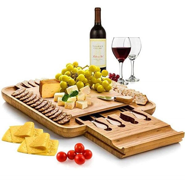 kitchen storage & organization natural bamboo cheese board creative food multifunction solid wood plate
kitchen storage & organization natural bamboo cheese board creative food multifunction solid wood plate