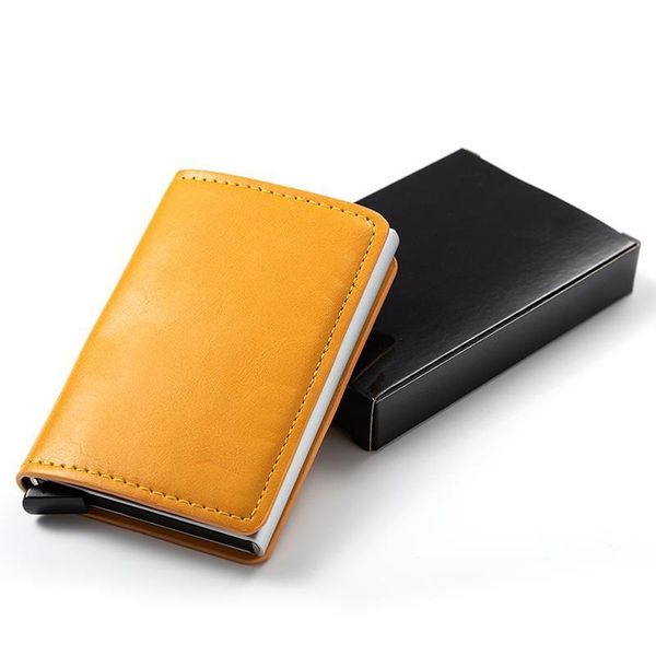 safety smart wallet anti theft men women card metal aluminum solid slim small short cartera mujer, Red;black
safety smart wallet anti theft men women card metal aluminum solid slim small short cartera mujer, Red;black