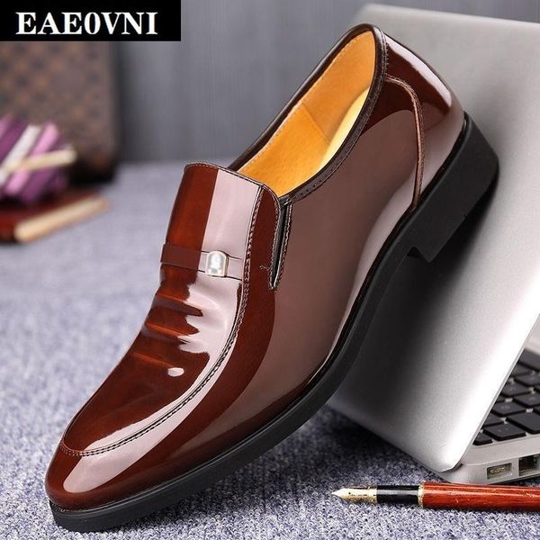 dress shoes 2021 men's business casual leather office worker low-fashion pointed toe slipper loafers mens, Black
dress shoes 2021 men's business casual leather office worker low-fashion pointed toe slipper loafers mens, Black