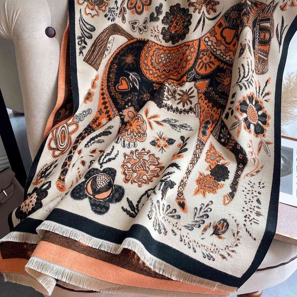 70% off design imitation cashmere scarf women's elegant autumn and warm short beard tassel travel outside with scarf jacquard warp knit, Blue;gray
70% off design imitation cashmere scarf women's elegant autumn and warm short beard tassel travel outside with scarf jacquard warp knit, Blue;gray