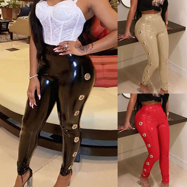 women's sweaters 2021 station elastic bright leather tights spring and summer, White;black
women's sweaters 2021 station elastic bright leather tights spring and summer, White;black