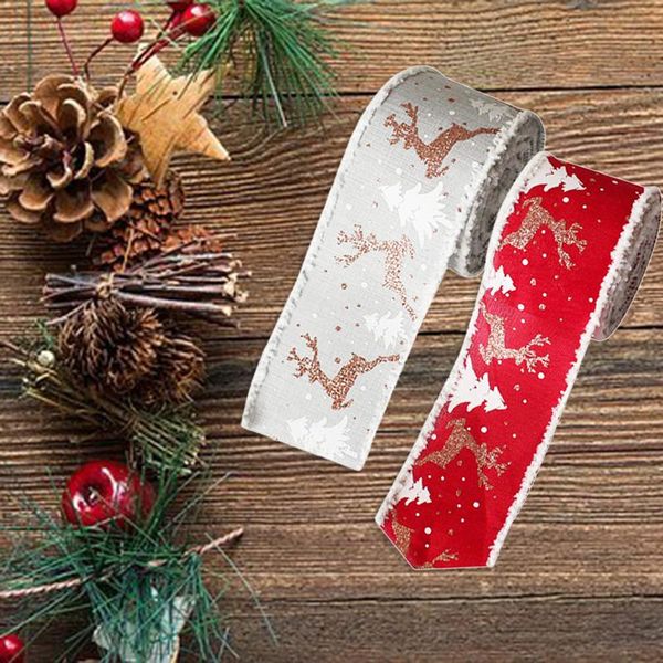christmas decorations 3 color ribbon pink red elk linen ribbons tree bow for home xmas gift wrapping noel 500cm
christmas decorations 3 color ribbon pink red elk linen ribbons tree bow for home xmas gift wrapping noel 500cm