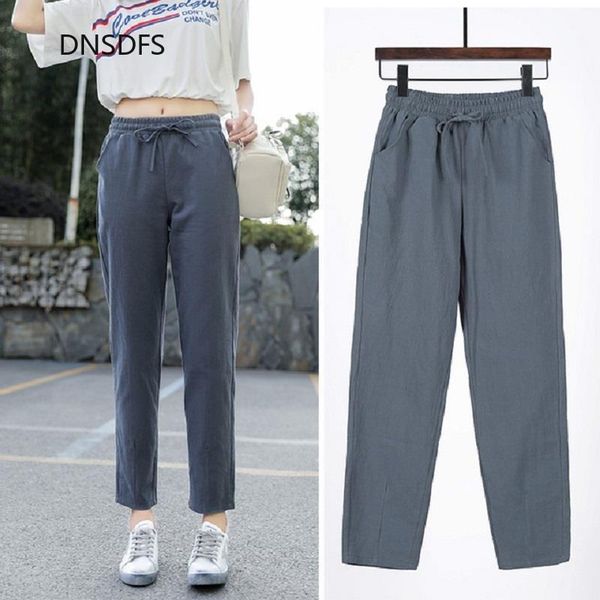 spring autumn cotton casual womens capris ankle length harem office sweat solid straight trousers female, Black;white
spring autumn cotton casual womens capris ankle length harem office sweat solid straight trousers female, Black;white