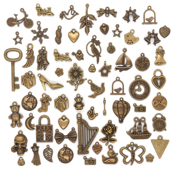 heyuyao 100g vintage metal 3 color mix size random style charms pendant for making diy handmade jewelry, Bronze;silver
heyuyao 100g vintage metal 3 color mix size random style charms pendant for making diy handmade jewelry, Bronze;silver