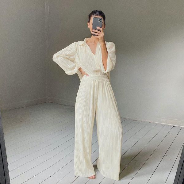 women's pants & capris cawa khaki pleated wide leg women trousers elegant casual palazzo elastic high waist ruched oversize ladies, Black;white
women's pants & capris cawa khaki pleated wide leg women trousers elegant casual palazzo elastic high waist ruched oversize ladies, Black;white
