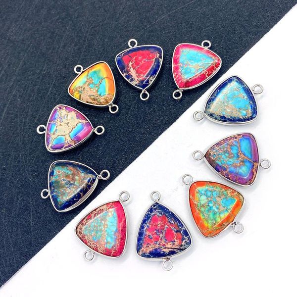 charms turquoise pendant necklace natural stone jewelry triangle hemming craft diy making accessories charm, Bronze;silver
charms turquoise pendant necklace natural stone jewelry triangle hemming craft diy making accessories charm, Bronze;silver