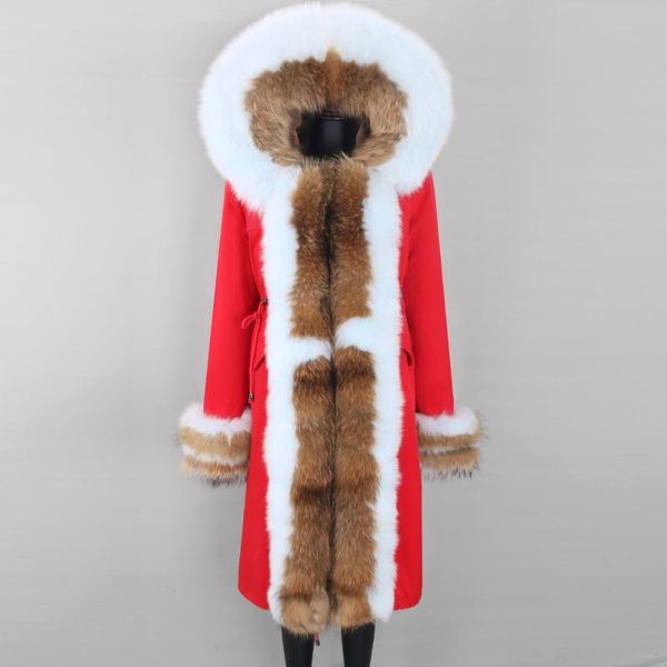 women's fur & faux 2021 winter jacket x-long parka real coat women natural raccoon collar hooded thick warm detachable liner, Black
women's fur & faux 2021 winter jacket x-long parka real coat women natural raccoon collar hooded thick warm detachable liner, Black