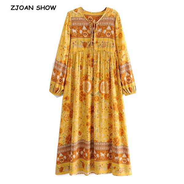 casual dresses bohemia bandage lacing up collar contrast color flower print dress ethnic woman long sleeve maxi holiday beach gold, Black;gray
casual dresses bohemia bandage lacing up collar contrast color flower print dress ethnic woman long sleeve maxi holiday beach gold, Black;gray