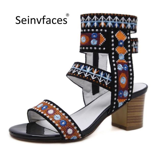 women female summer rome retro ethnic bohemian style black embroider zipper block high heels sandal shoes china sandals f38
women female summer rome retro ethnic bohemian style black embroider zipper block high heels sandal shoes china sandals f38